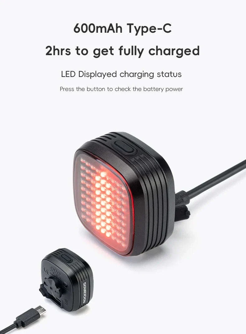Smart Bike Rear Light with Brake Sensing & Sync Mode - Image 12