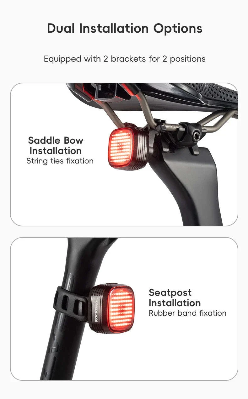 Smart Bike Rear Light with Brake Sensing & Sync Mode - Image 14