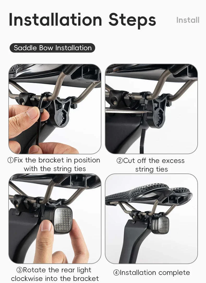 Smart Bike Rear Light with Brake Sensing & Sync Mode - Image 17