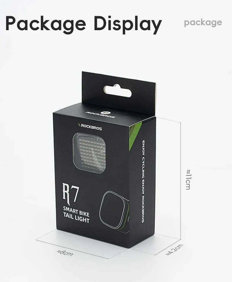 Smart Bike Rear Light with Brake Sensing & Sync Mode - Image 20