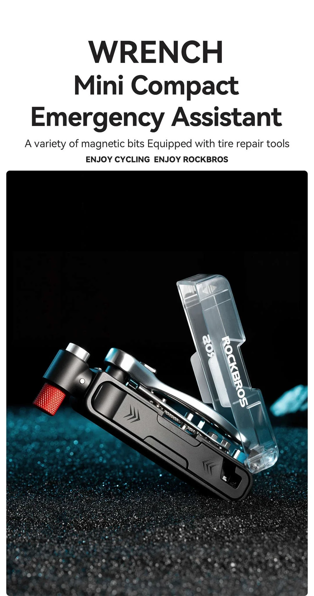 Bike Repair Tool Kit with Ratchet Wrench & Tyre Levers - Image 7