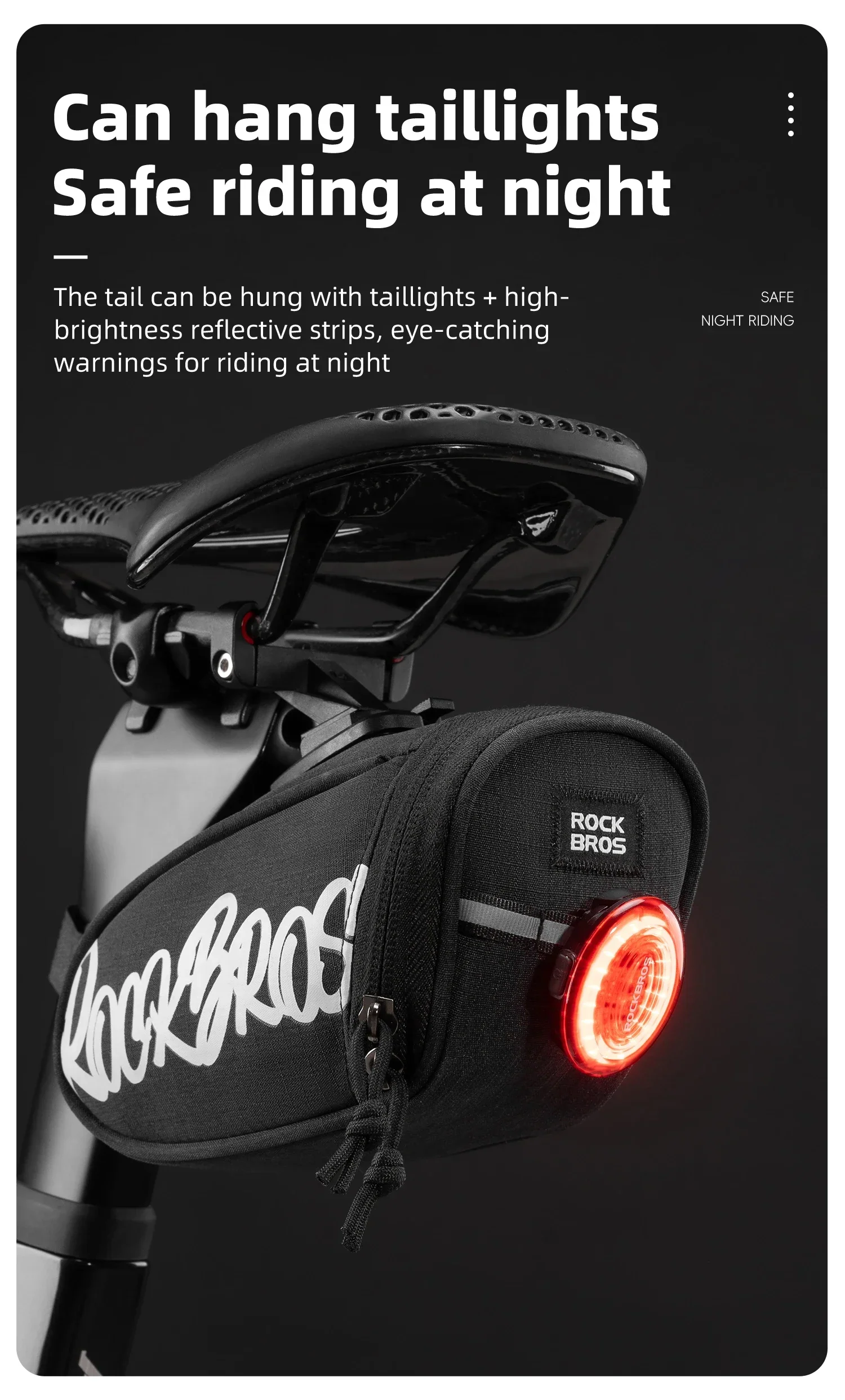 Waterproof Bicycle Saddle Bag for Seatpost Storage – Road & MTB - Image 14