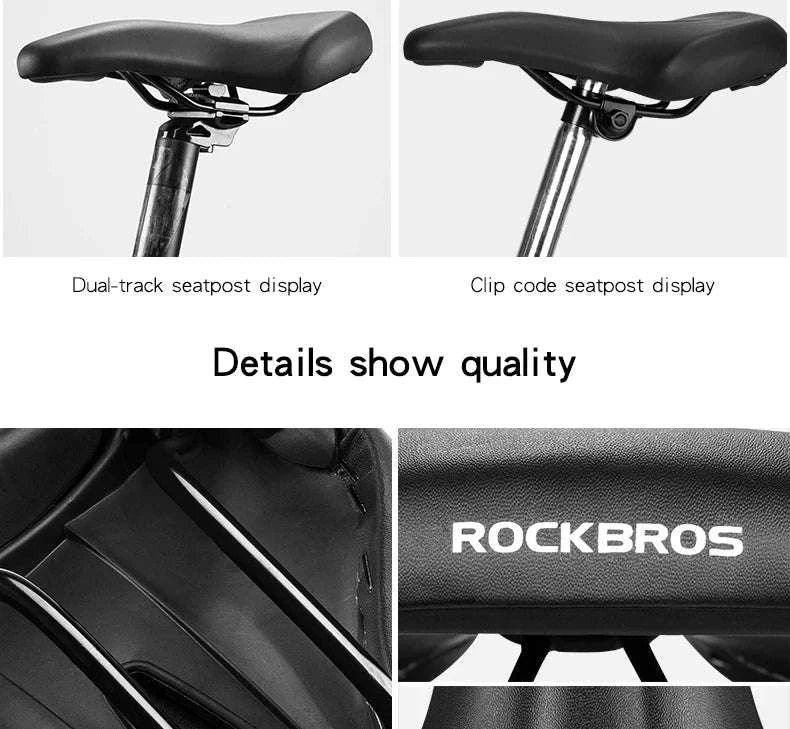 Comfort Shock-Absorbing Bicycle Saddle Waterproof MTB Road Bike Seat - Image 19