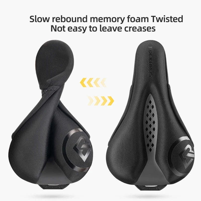 Bicycle Saddle Cover Memory Foam Gel Seat Cushion - Image 2