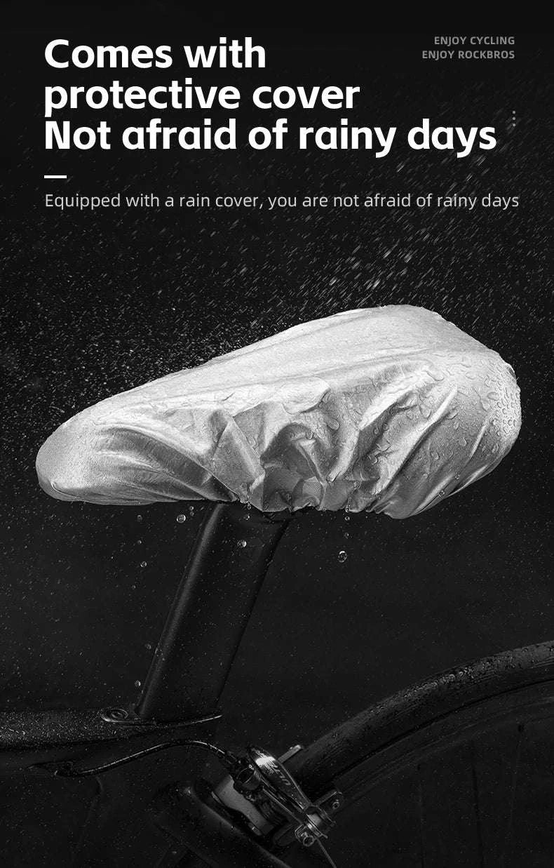 Bicycle Saddle Cover Memory Foam Gel Seat Cushion - Image 20