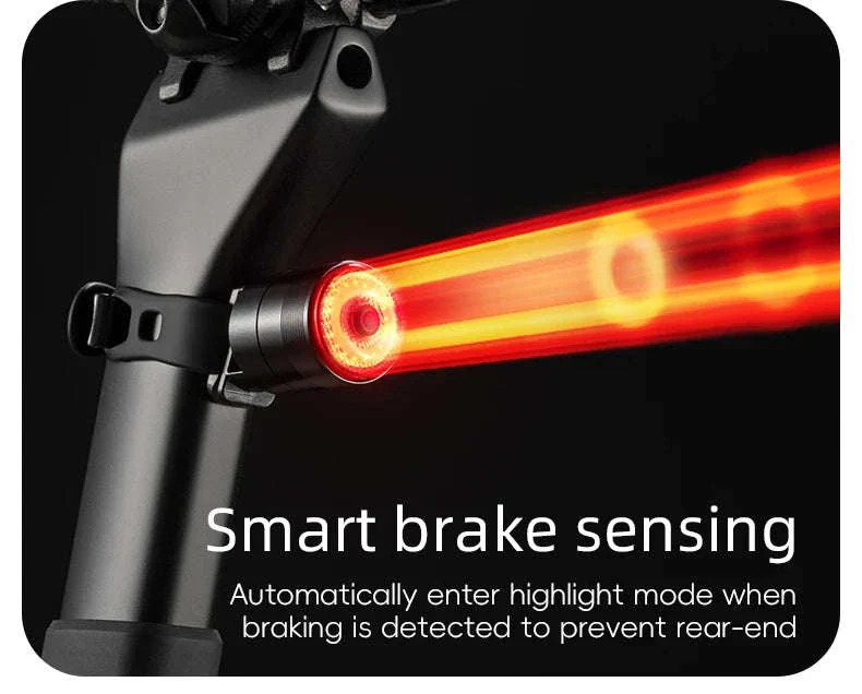 Q5 Mini Smart Auto Brake Sensing Bike Tail Light - Image 10