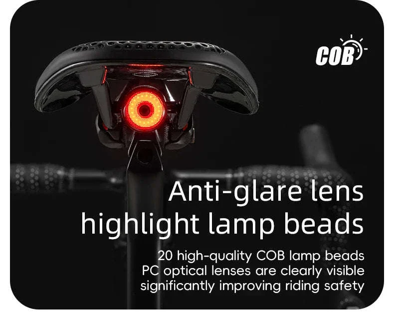 Q5 Mini Smart Auto Brake Sensing Bike Tail Light - Image 12