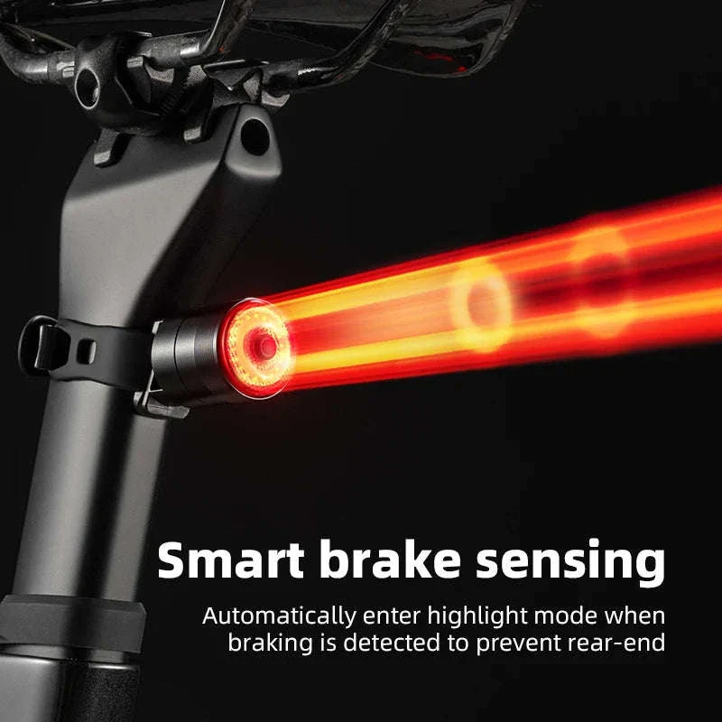 Q5 Mini Smart Auto Brake Sensing Bike Tail Light - Image 2