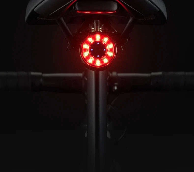 Smart Bike Rear Light with Brake Sensor & 5 Modes USB-C - Image 8