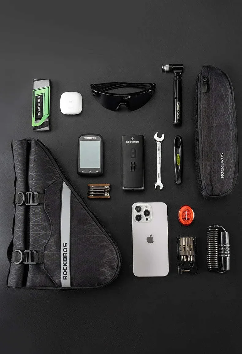 Waterproof Bicycle Triangle Bag 2-in-1 Detachable Bike Storage Pack - Image 12
