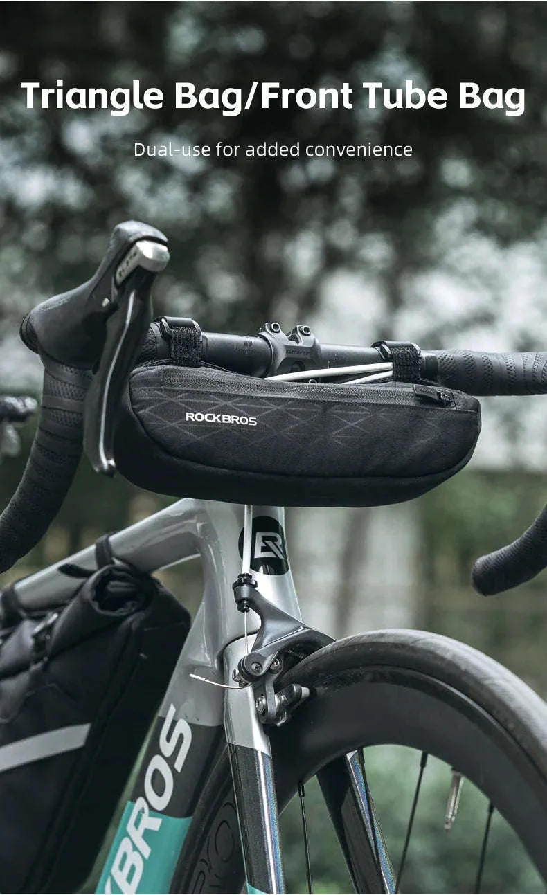 Waterproof Bicycle Triangle Bag 2-in-1 Detachable Bike Storage Pack - Image 14