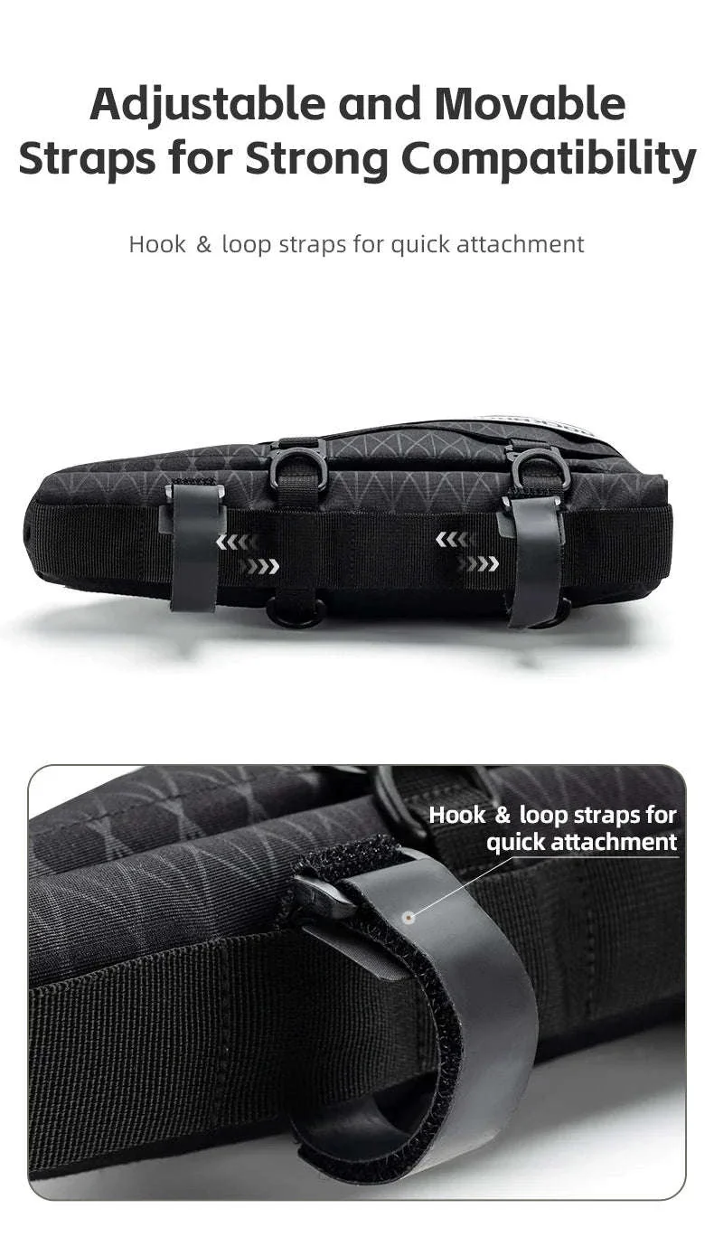 Waterproof Bicycle Triangle Bag 2-in-1 Detachable Bike Storage Pack - Image 16