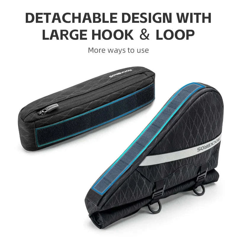 Waterproof Bicycle Triangle Bag 2-in-1 Detachable Bike Storage Pack - Image 6