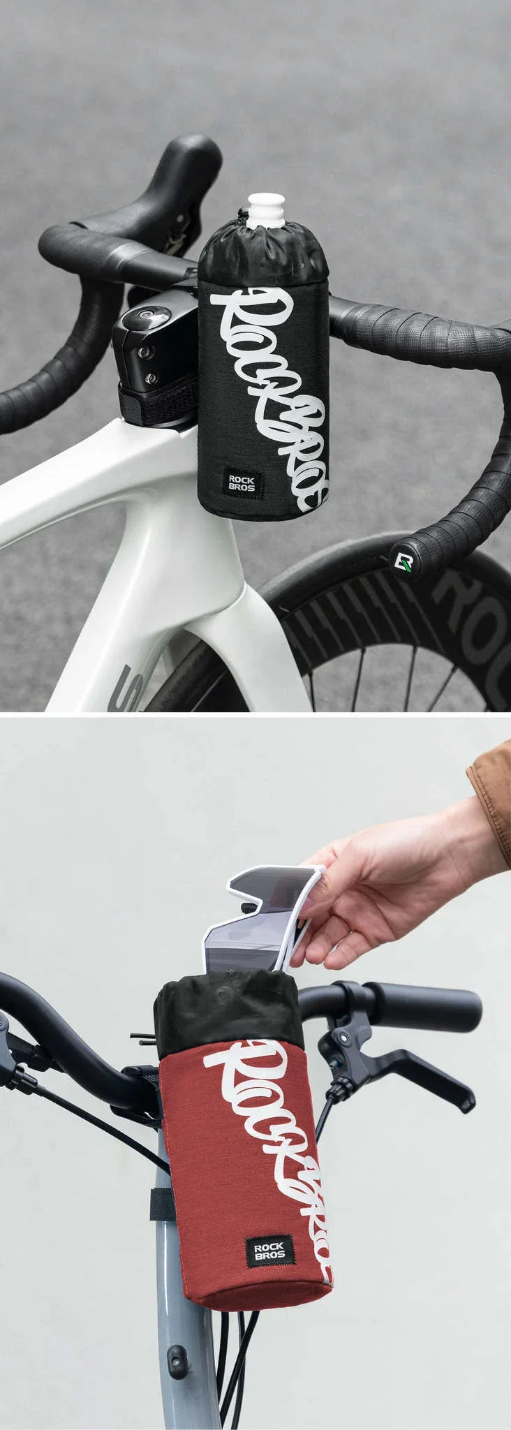 Bicycle Water Bottle Holder Bag Frame-Mounted Hydration Pack - Image 18