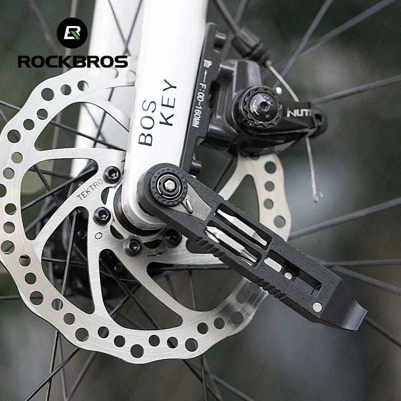 ROCKBROS Bicycle Multi-Tool Kit with Ratchet Wrench & Tire Levers - Image 6