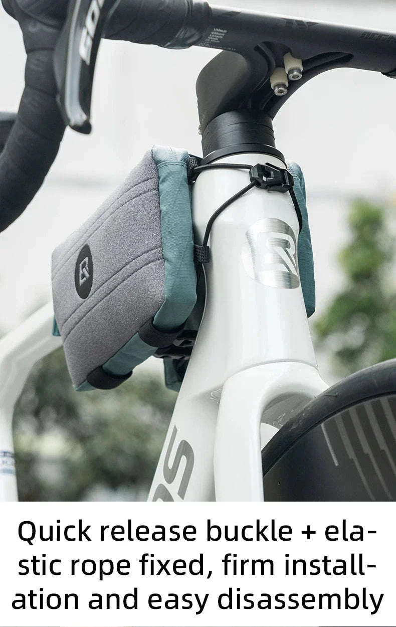 Bike Top Tube Bag Large Capacity Rainproof Cycling Storage - Image 13