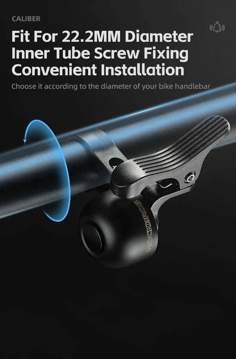 Bike Bell with Crisp Sound Alloy Ring for MTB & Road Bikes - Image 14
