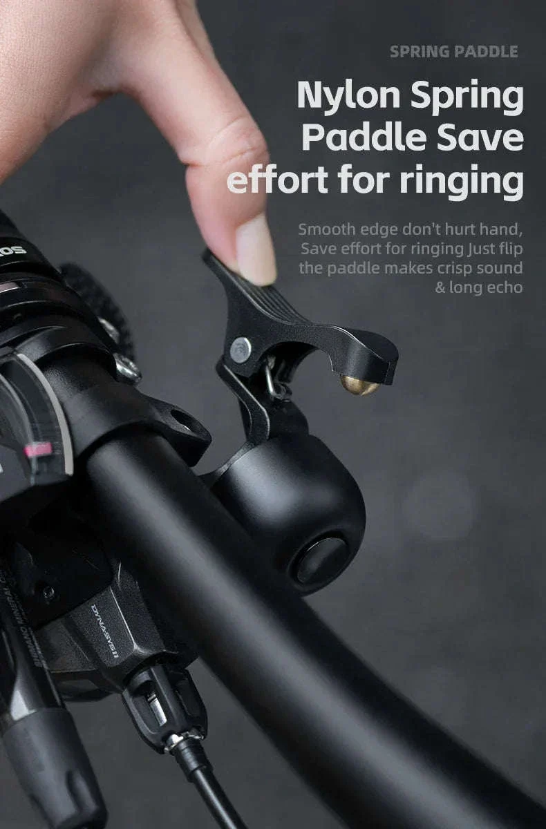 Bike Bell with Crisp Sound Alloy Ring for MTB & Road Bikes - Image 16