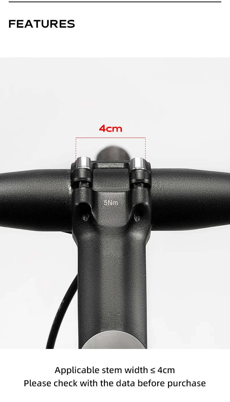 Bike Computer Mount Extension with Front Light Holder Alloy Bracket - Image 10