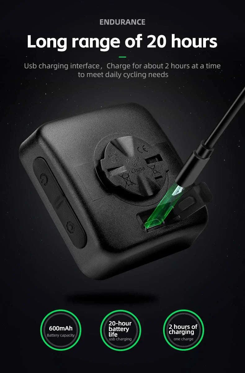 GPS Bike Computer with Speed, Odometer & 20H Battery Waterproof - Image 12