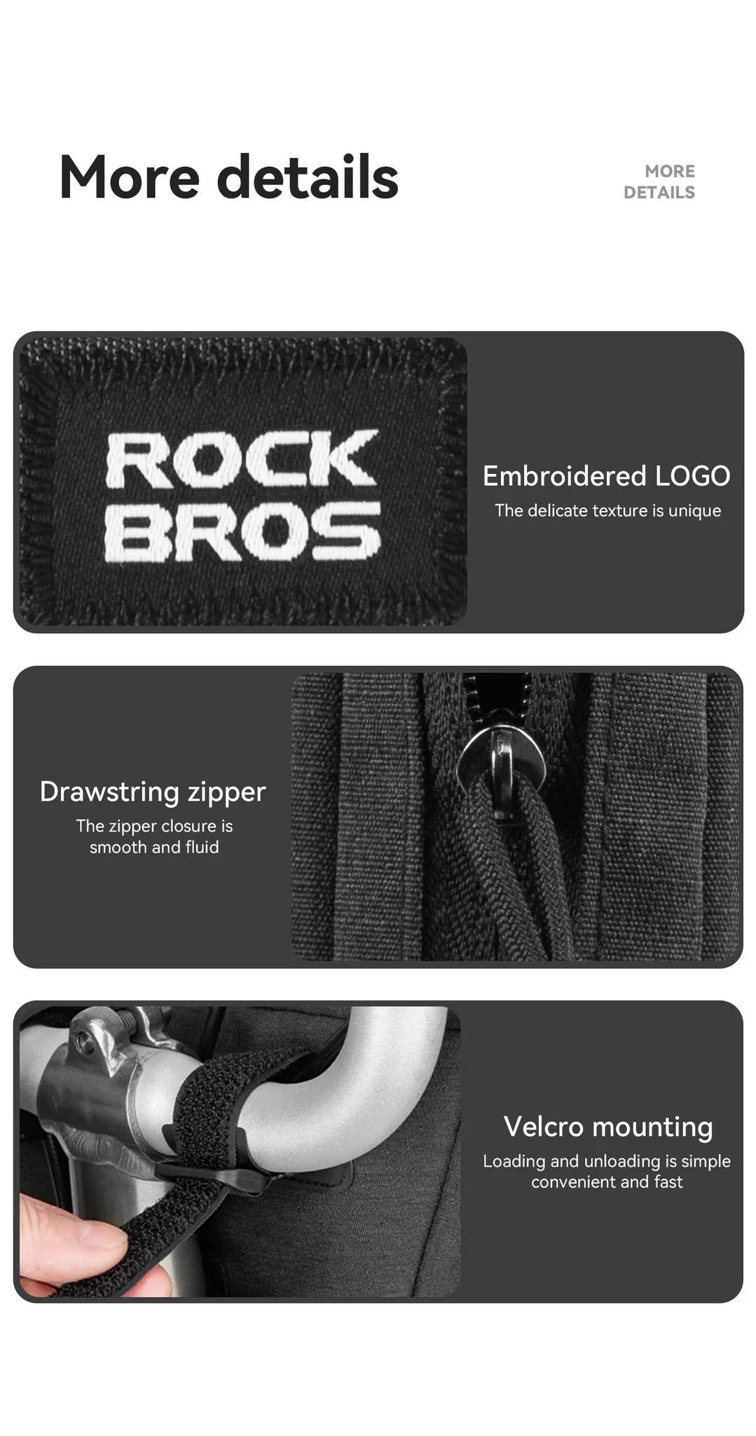 Bike Front Tube Bag 0.7L Rainproof Handlebar Storage for Brompton - Image 16