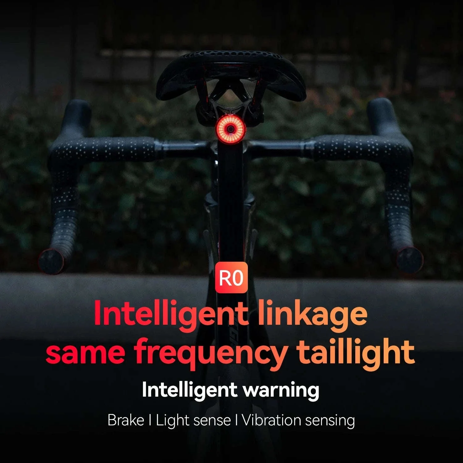 ROCKBROS Smart Bike Tail Light with Brake Sensing & Solar Power - Image 2