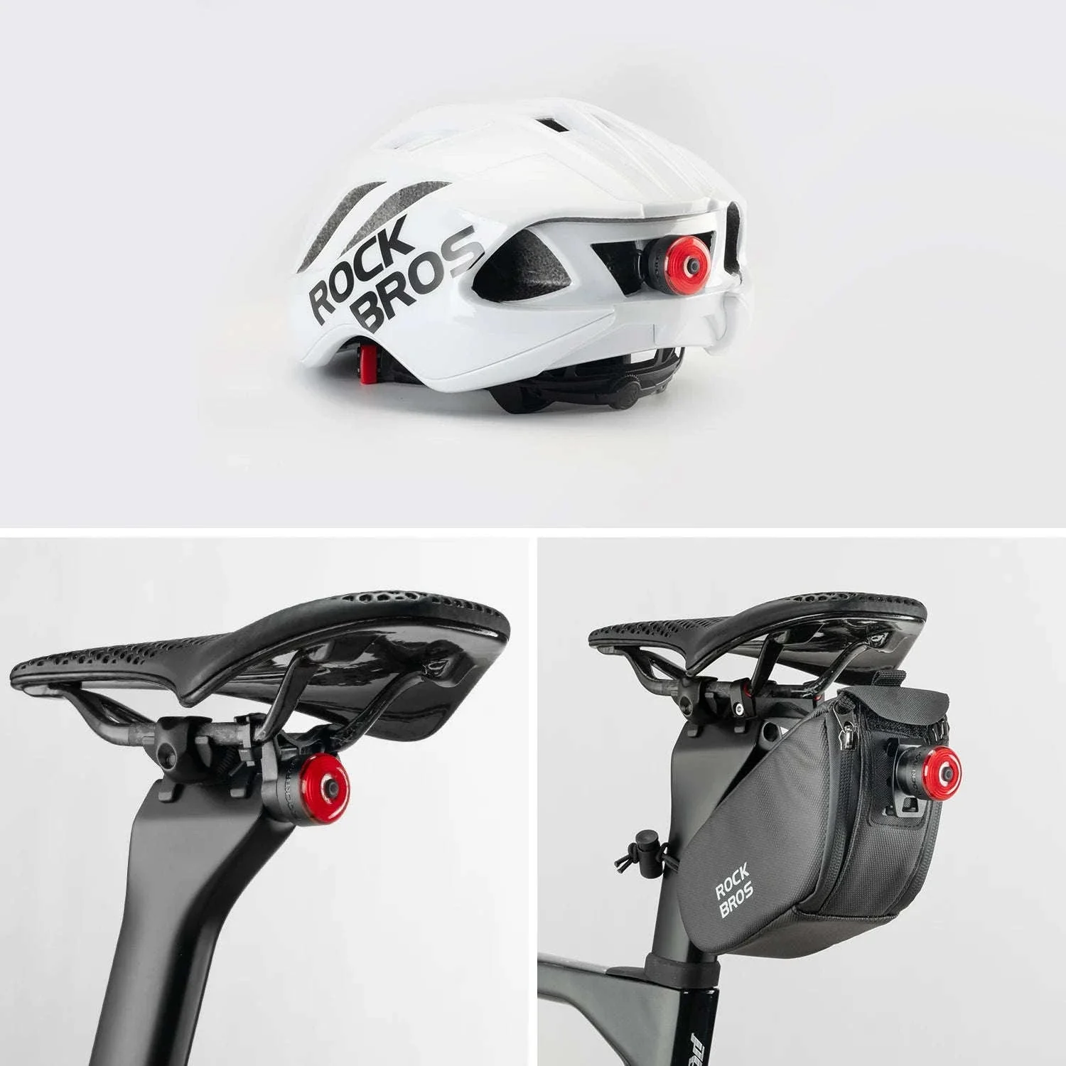 ROCKBROS Smart Bike Tail Light with Brake Sensing & Solar Power - Image 6