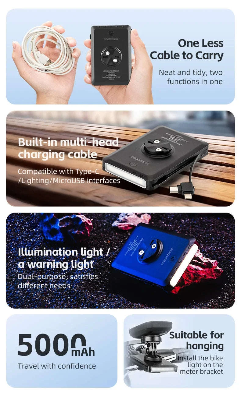 Bike Headlight 5000mAh with Digital Display & IPX6 Waterproof - Image 9