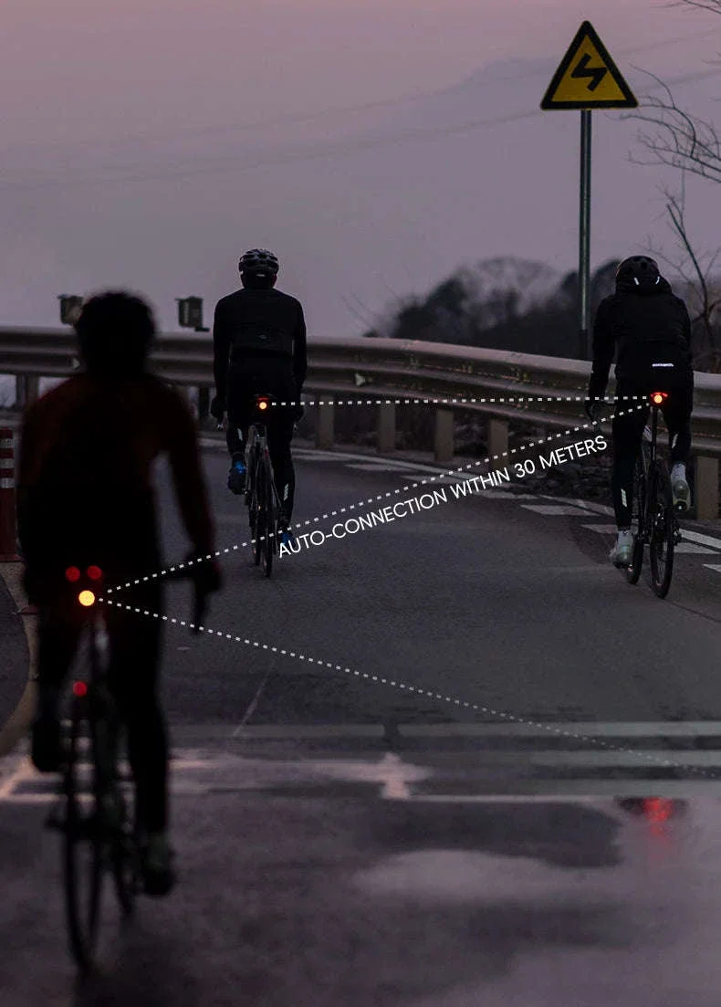 Bike Light Set with Smart Brake Sensor Tail Light 200/400LM - Image 21