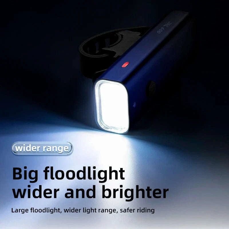 USB-C Rechargeable Bike Light 400–800LM Waterproof Front Headlight - Image 2