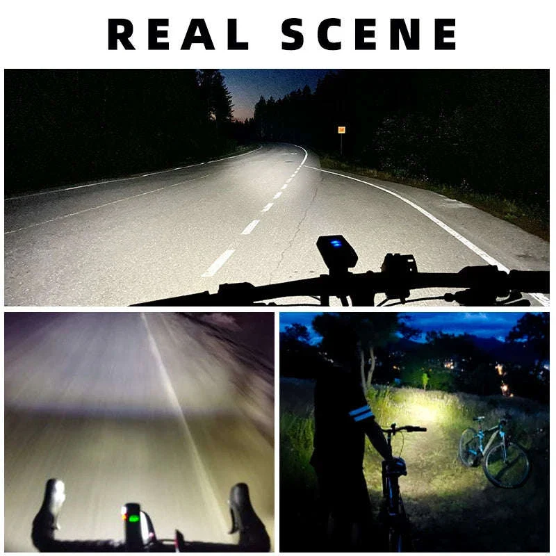USB-C Rechargeable Bike Light 400–800LM Waterproof Front Headlight - Image 5