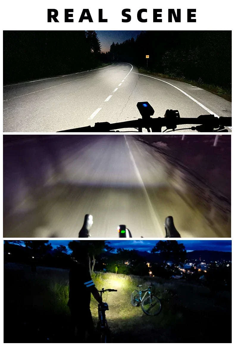 USB-C Rechargeable Bike Light 400–800LM Waterproof Front Headlight - Image 7