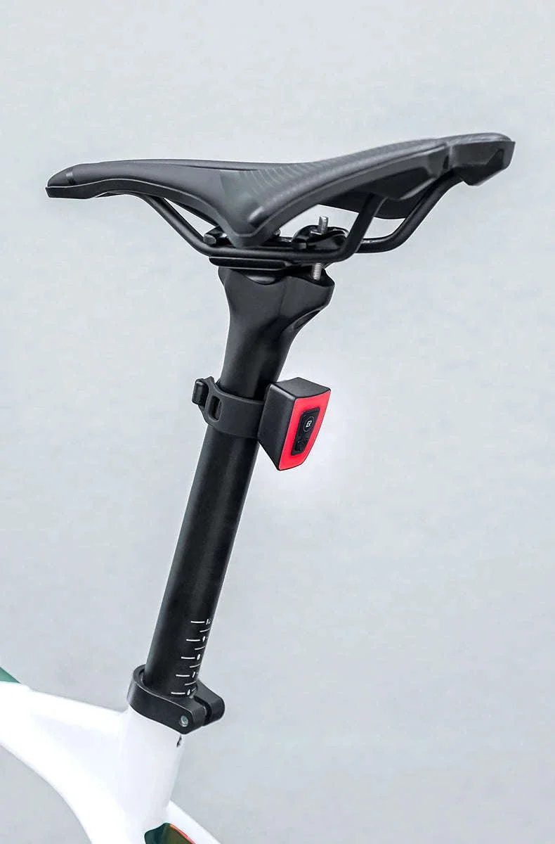 USB Rechargeable Bike Tail Light with 9 Modes Waterproof LED