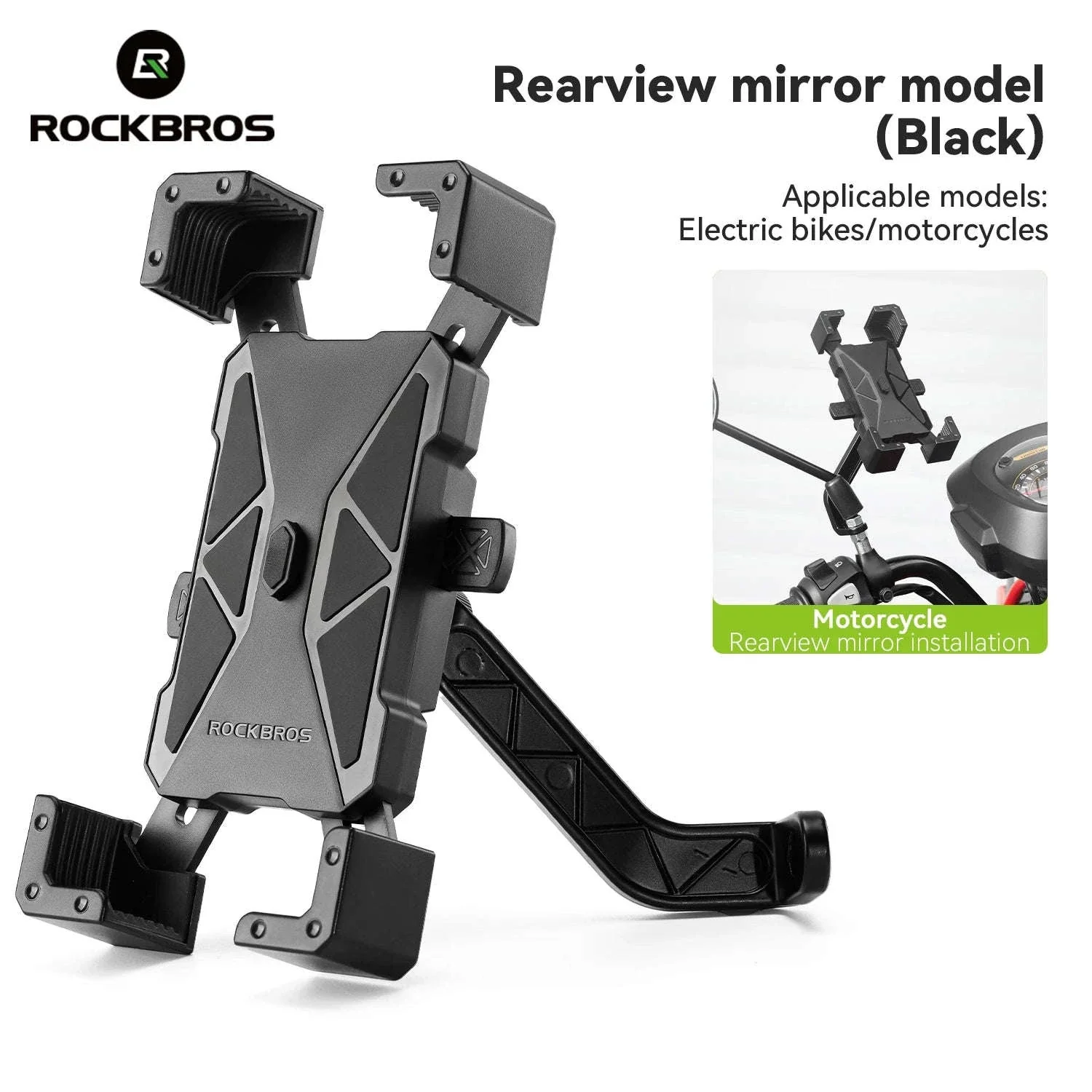 Bike Phone Holder with Anti-Vibration Quick Lock for 4.5–7.2 Inch Phones - Image 26
