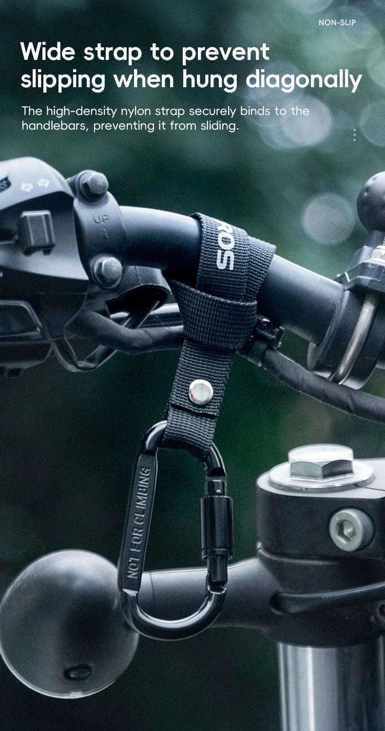 Heavy Duty Bike Handlebar Hook for Helmet, Bags & Bottles - Image 14