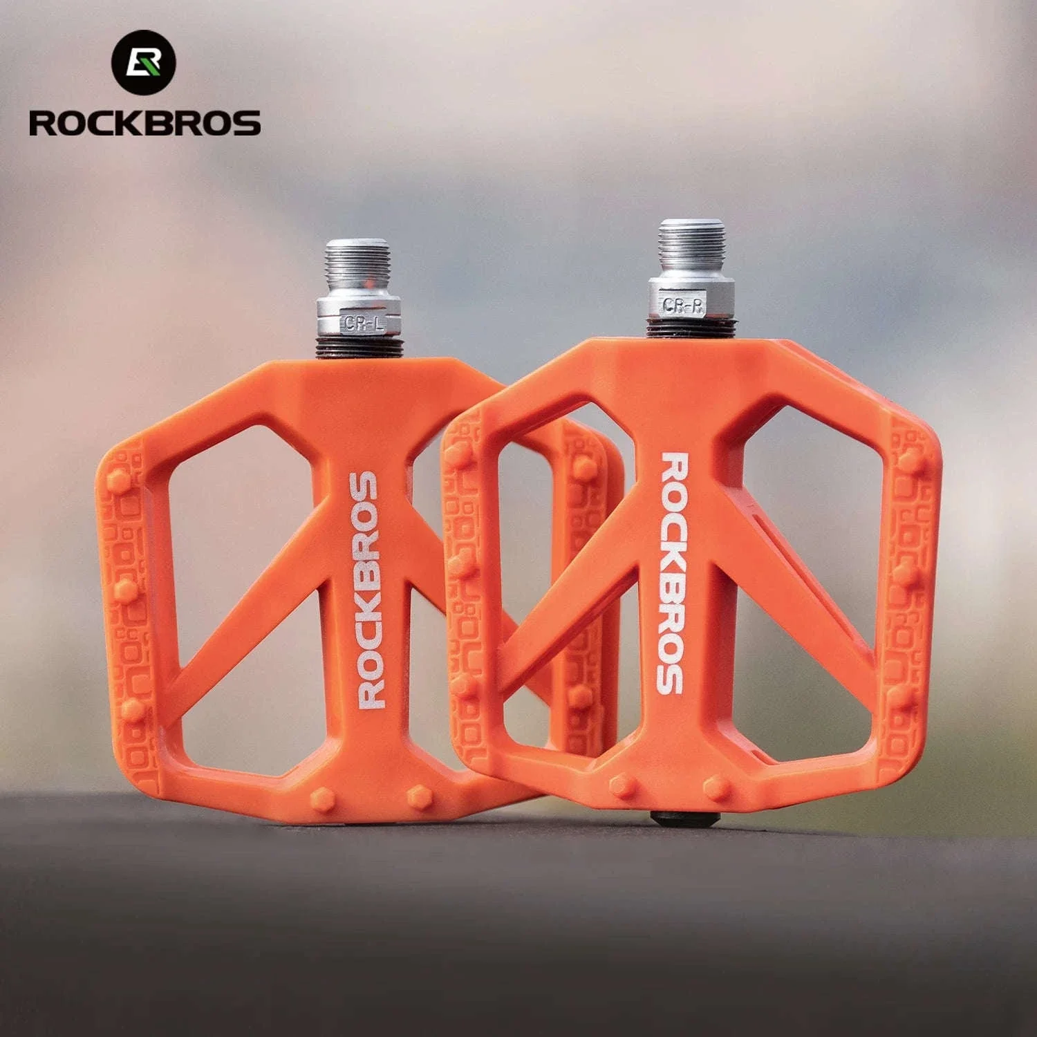ROCKBROS Wide Platform Bike Pedals Anti-Skid Bearing MTB Road Cycling - Image 22