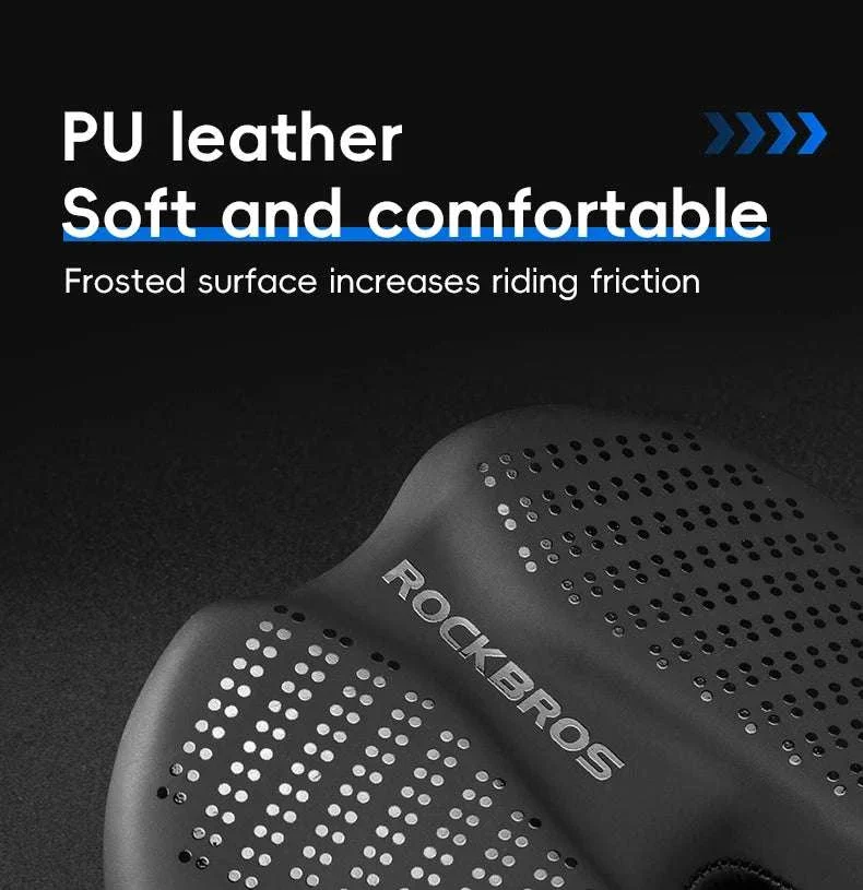 Ergonomic Bike Saddle Comfortable Leather Seat for Road Cycling - Image 10