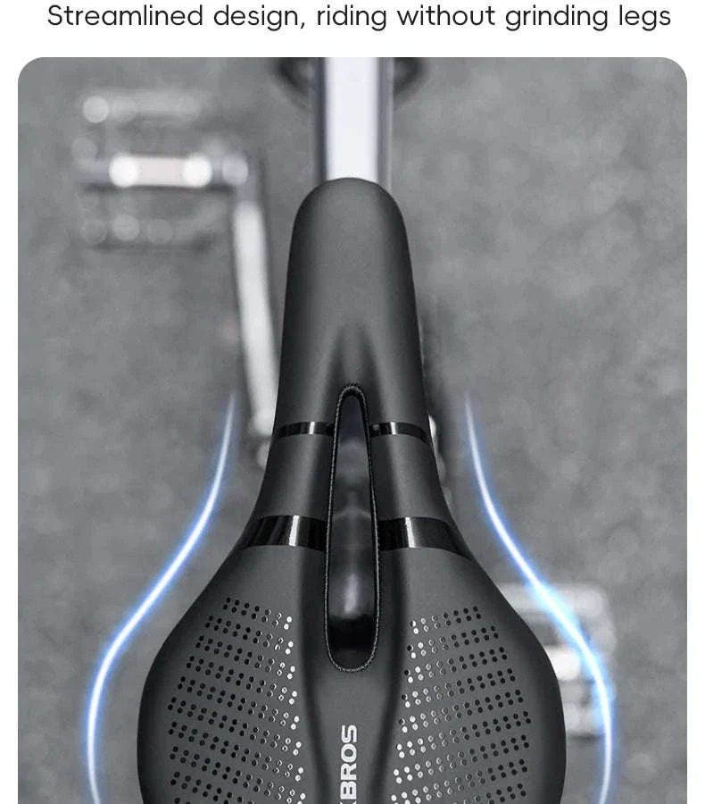 Ergonomic Bike Saddle Comfortable Leather Seat for Road Cycling - Image 17