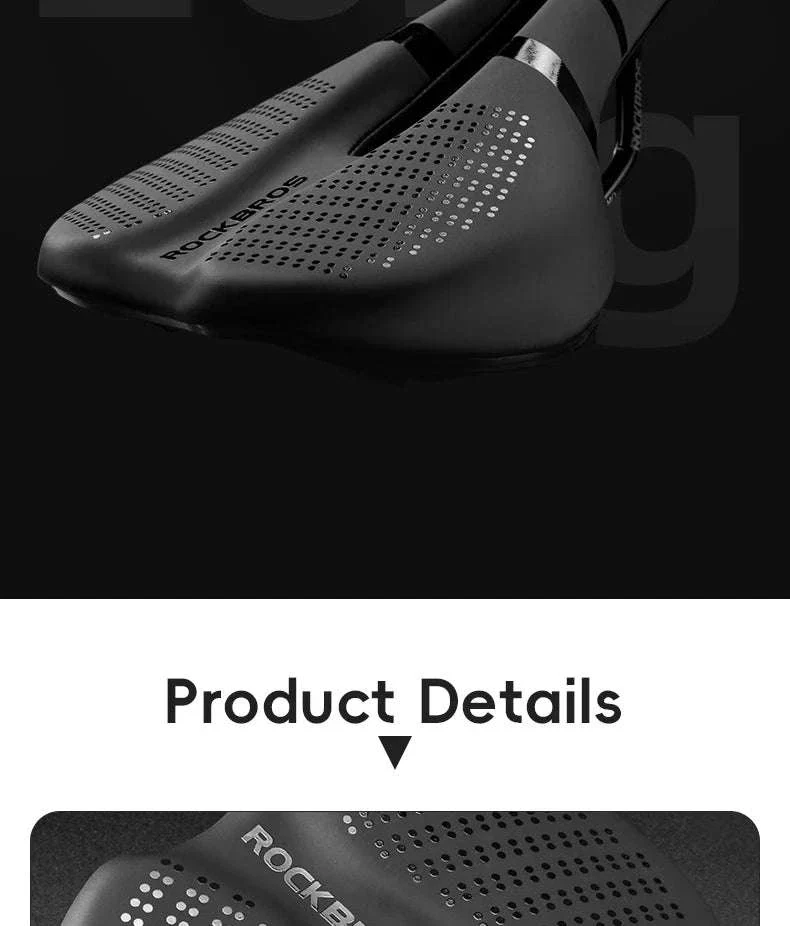 Ergonomic Bike Saddle Comfortable Leather Seat for Road Cycling - Image 19