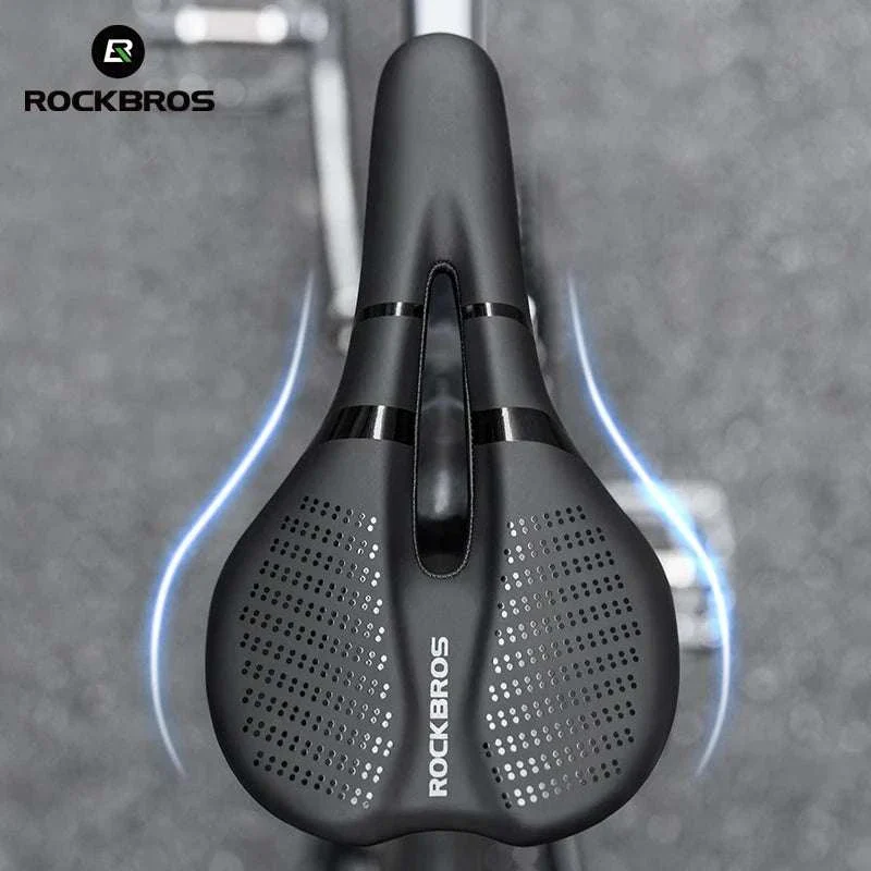 Ergonomic Bike Saddle Comfortable Leather Seat for Road Cycling - Image 5