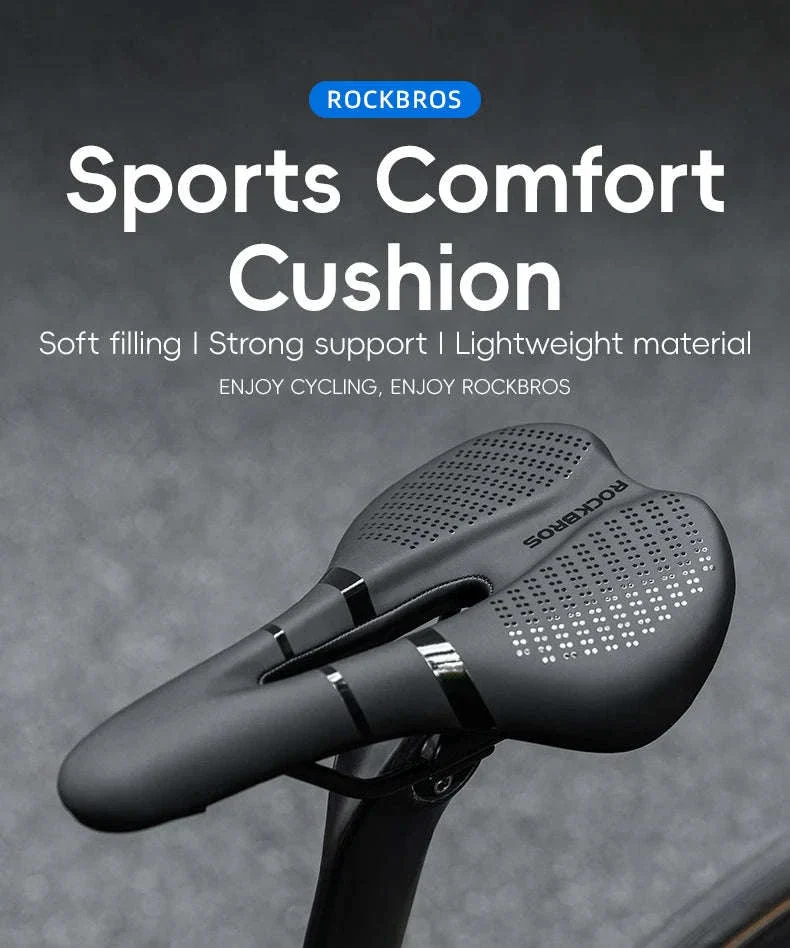 Ergonomic Bike Saddle Comfortable Leather Seat for Road Cycling - Image 7