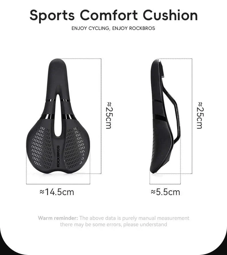 Ergonomic Bike Saddle Comfortable Leather Seat for Road Cycling - Image 9