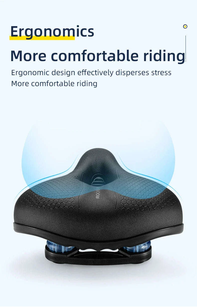 ROCKBROS Hollow Bike Saddle Breathable Shock Absorbing Cycling Seat - Image 13