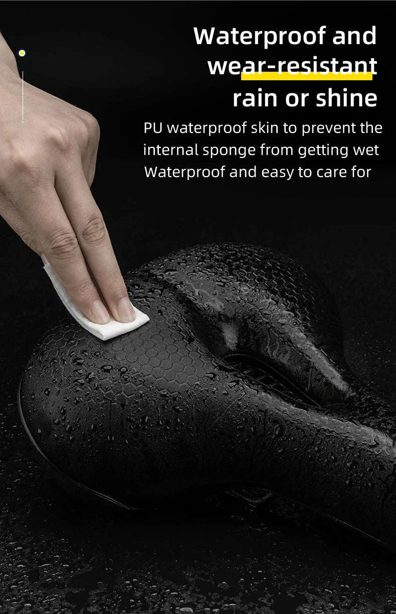 ROCKBROS Hollow Bike Saddle Breathable Shock Absorbing Cycling Seat - Image 17
