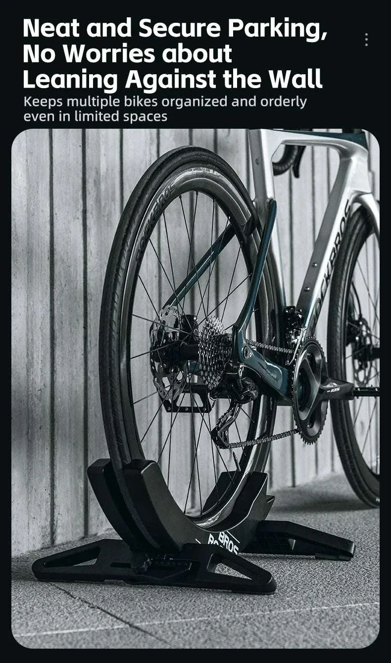 Adjustable Bike Stand for Road & Mountain Bikes – Home Parking Rack - Image 15
