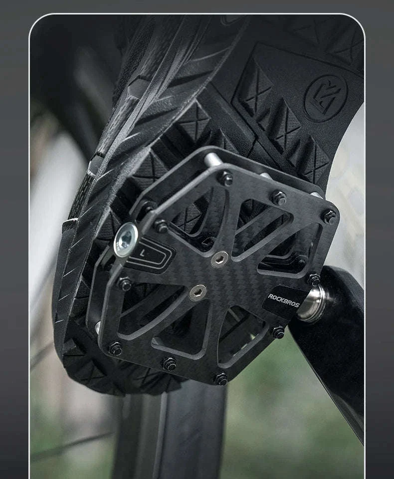 Carbon Fiber Bike Pedals with 3 Bearings Anti-Slip MTB & Road - Image 15