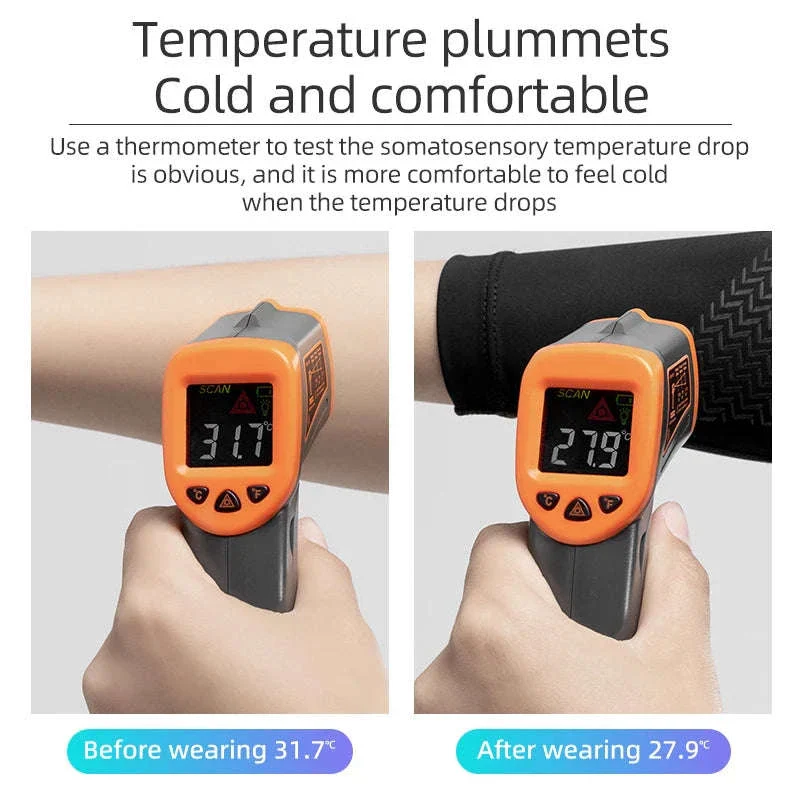 Cooling Cycling Arm Sleeves UV Protection Breathable Summer Cover - Image 3
