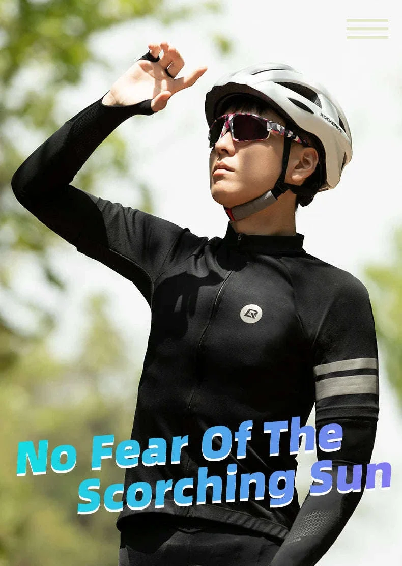 Breathable Cycling Arm Sleeves for Sun Protection and Comfort - Image 7