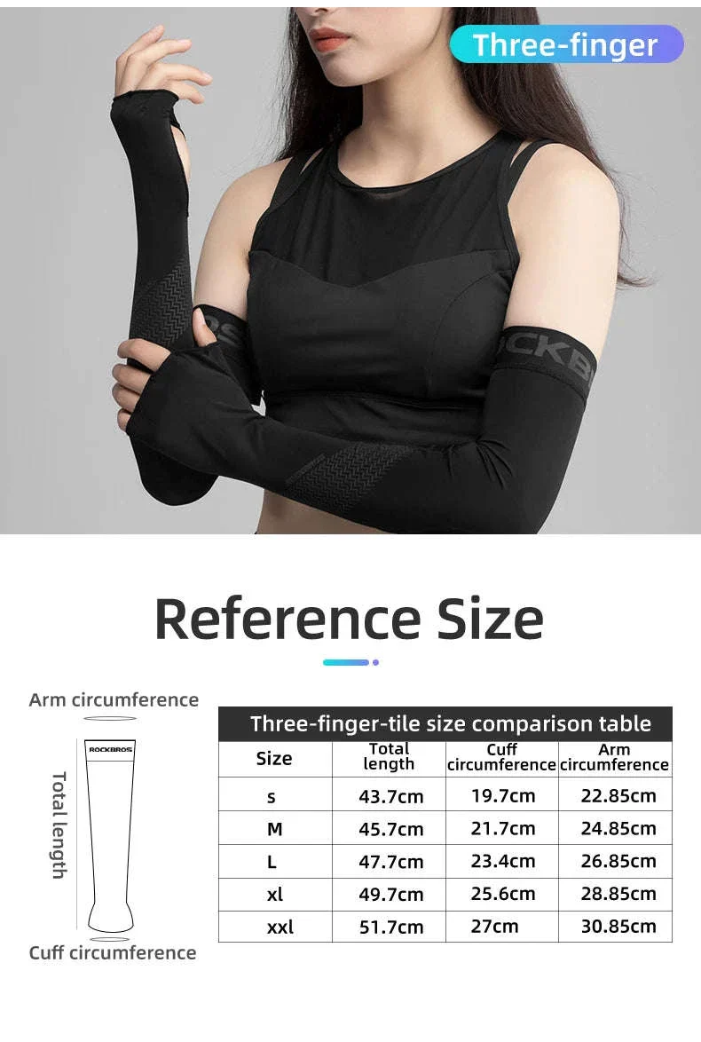 Breathable Cycling Arm Sleeves for Sun Protection and Comfort - Image 9