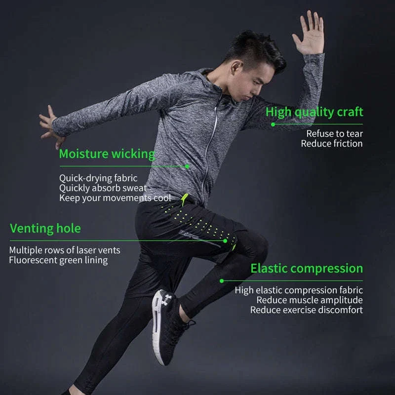 Cycling Base Layer Long Sleeve Thermal Shirt Breathable Polyester - Image 3